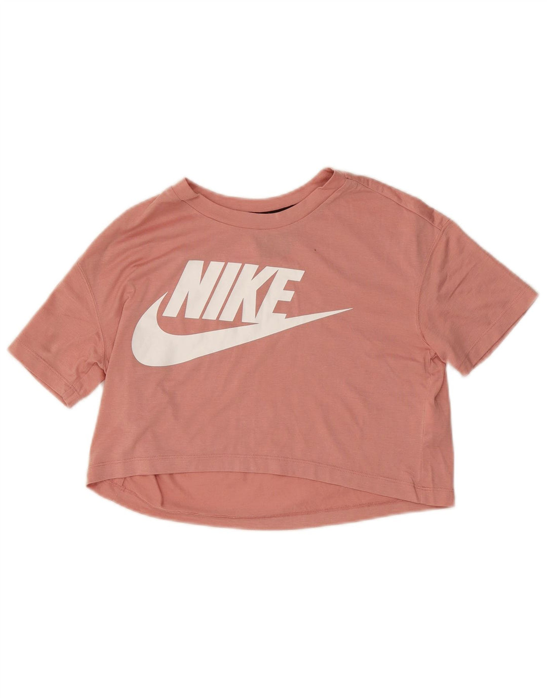 Tricou grafic crop NIKE pentru femei Top UK 10 Small Pink Poliester