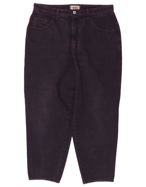 Blugi conici pentru femei VINTAGE L34 L27 violet