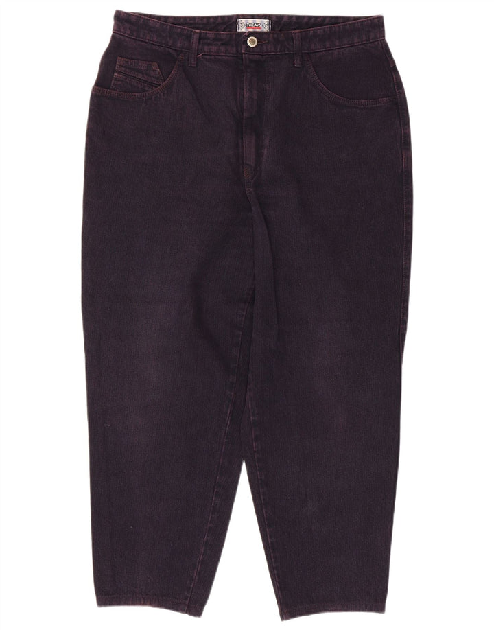 Blugi conici pentru femei VINTAGE L34 L27 violet