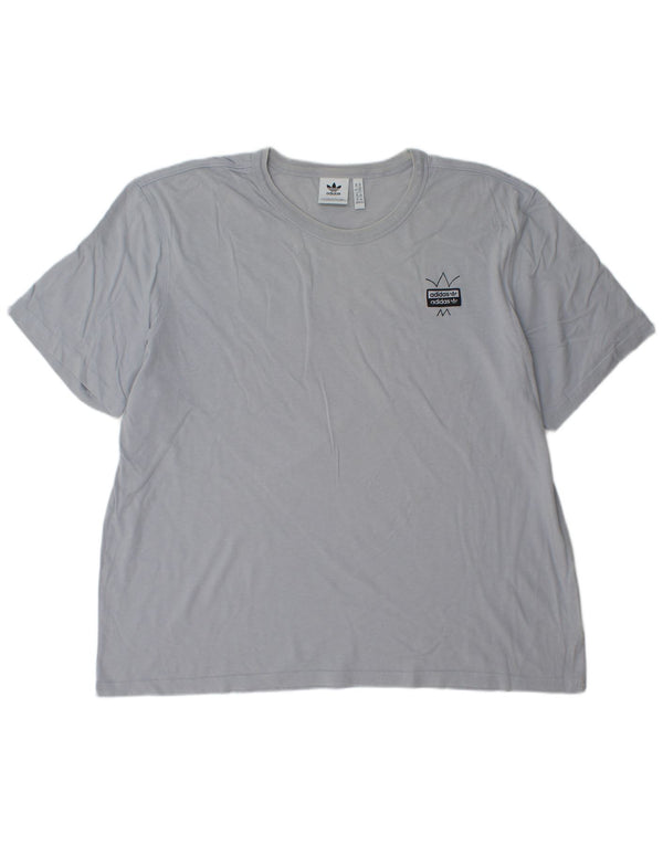 Tricou grafic pentru bărbați Adidas Top 2XL Bumbac Albastru