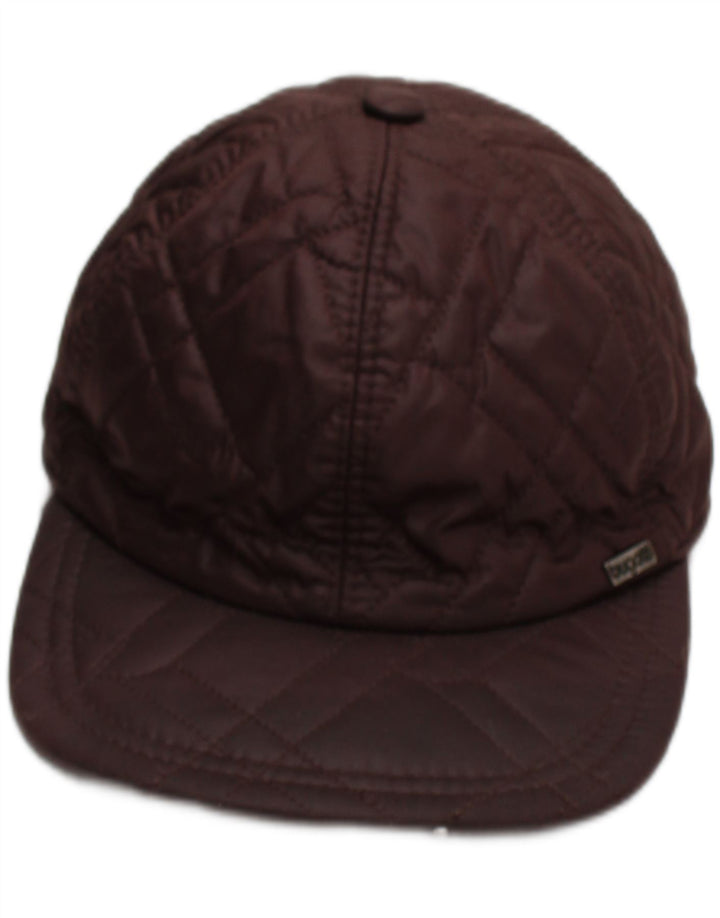 BUGATTI Mens Gore-Tex Baseball Cap Large Brown Argyle/Diamond Classic