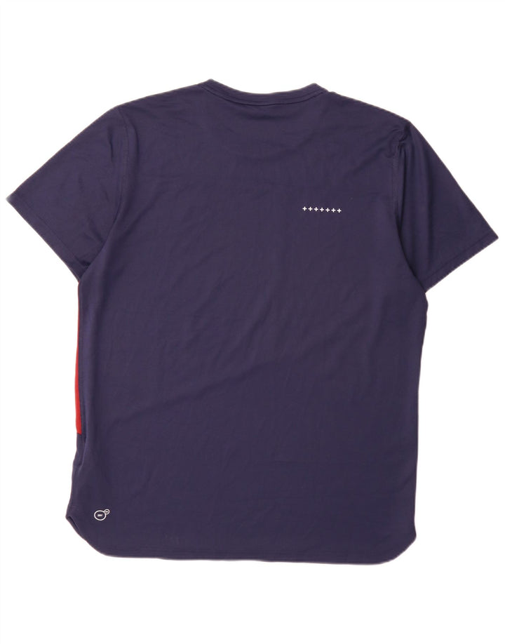 Tricou pentru bărbați Puma Top mare bleumarin din poliester color bloc
