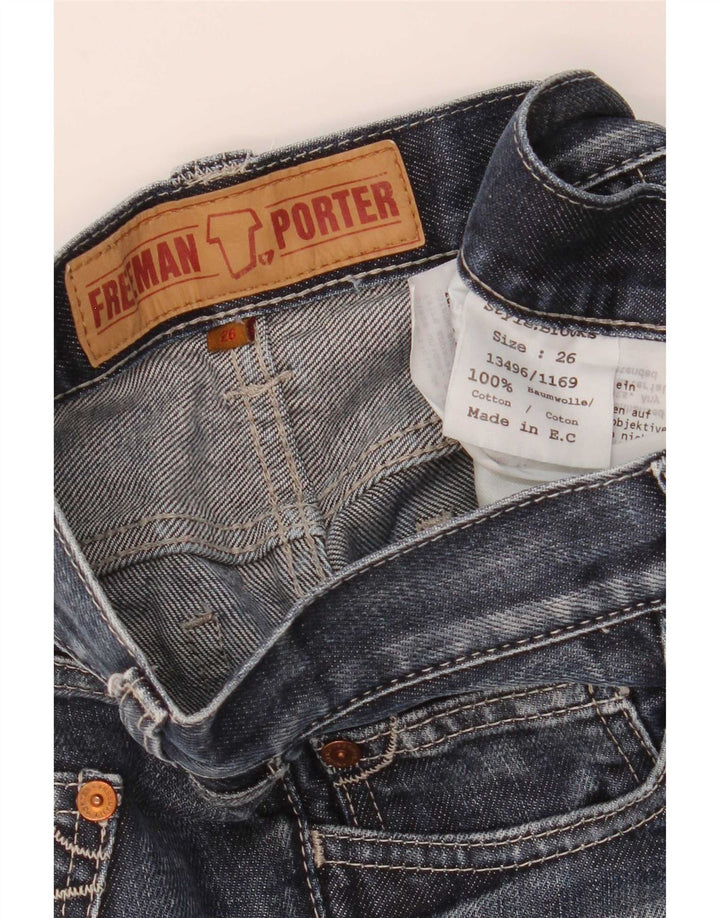Freeman T. Porter Blugi Bootcut pentru femei W26 L31 Bumbac albastru