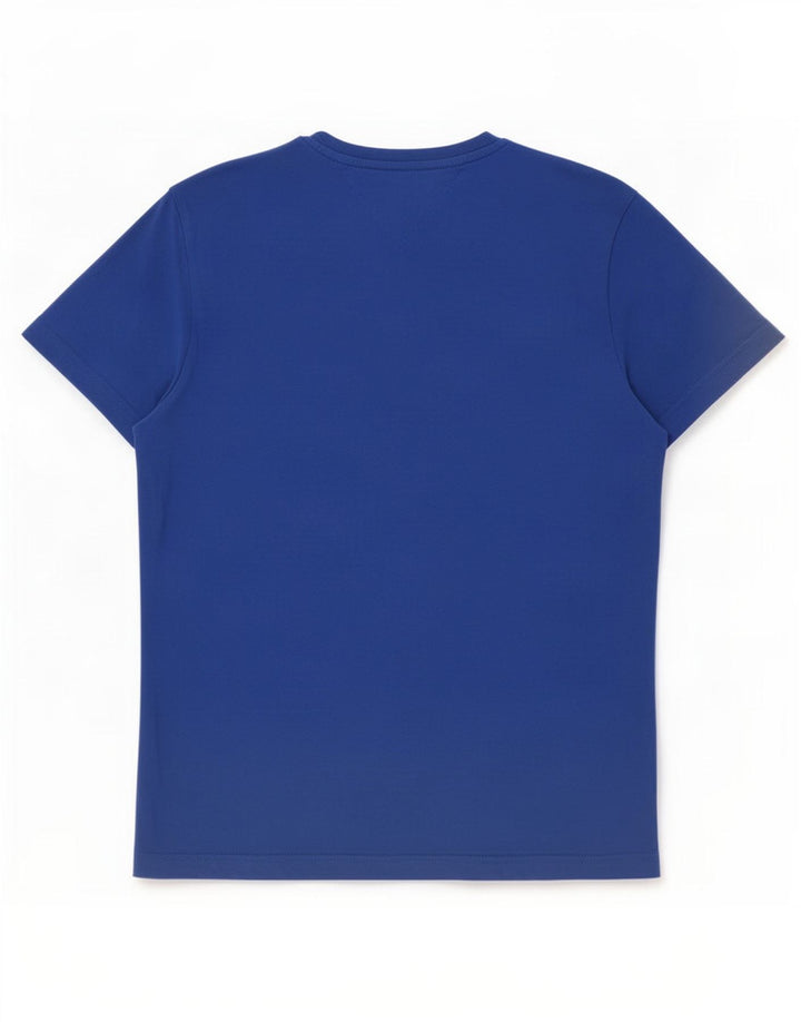 Tricou cu grafic Tommy Hilfiger pentru bărbați Top din bumbac albastru mediu