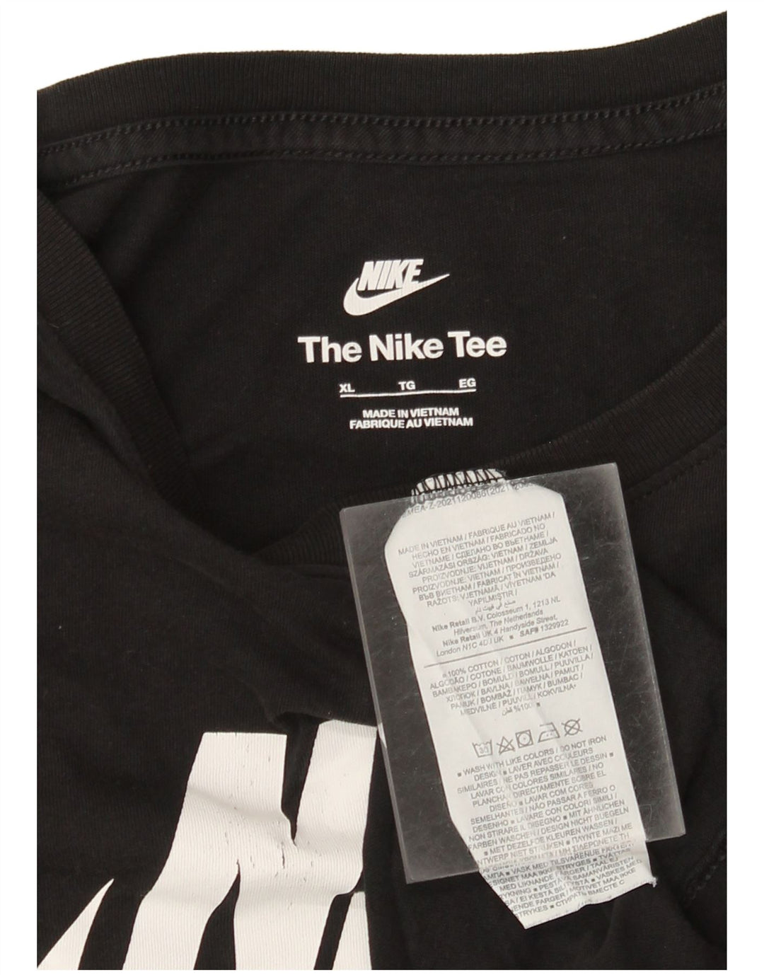 Tricou grafic Nike pentru bărbați Top XL bumbac negru