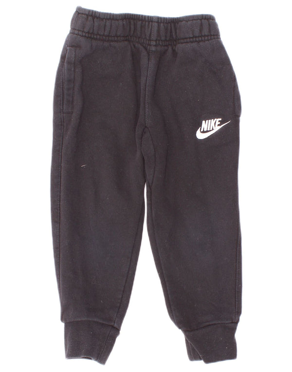 Pantaloni de trening Nike baieti Joggeri 2-3 ani bumbac negru