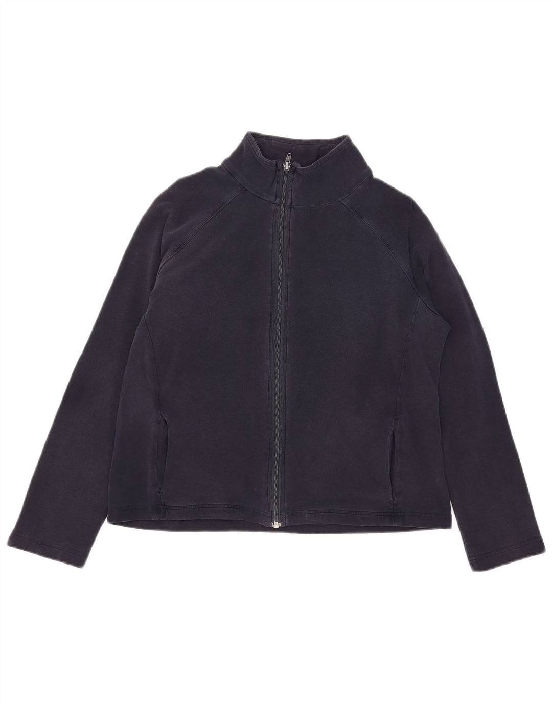 Jachetă de trening pentru femei Marks & Spencer UK 14 mare bumbac bleumarin