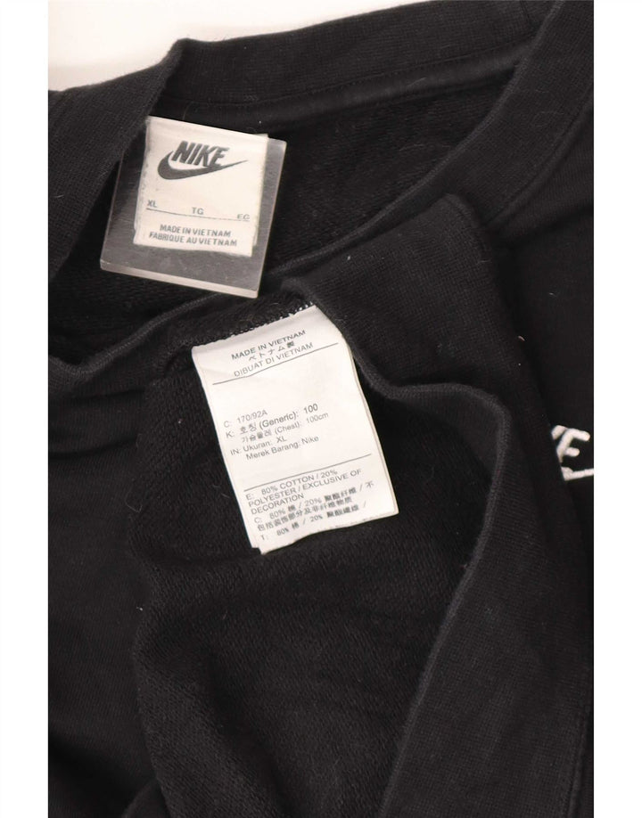 Pulover supradimensionat pentru femei Nike UK 18 XL bumbac negru