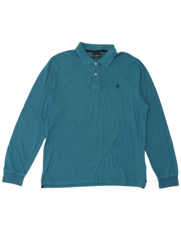 Tricou polo pentru bărbați Conte of Florence, mare, albastru, din bumbac