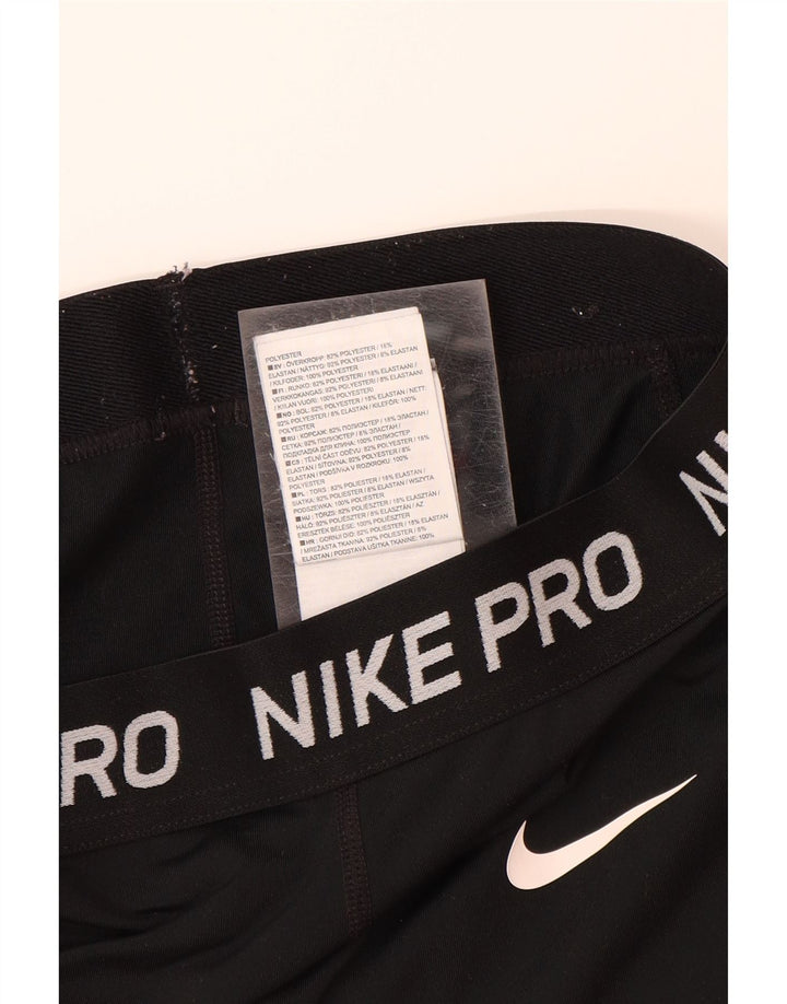 Pantaloni de trening grafic pentru fete NIKE 7-8 ani poliester negru