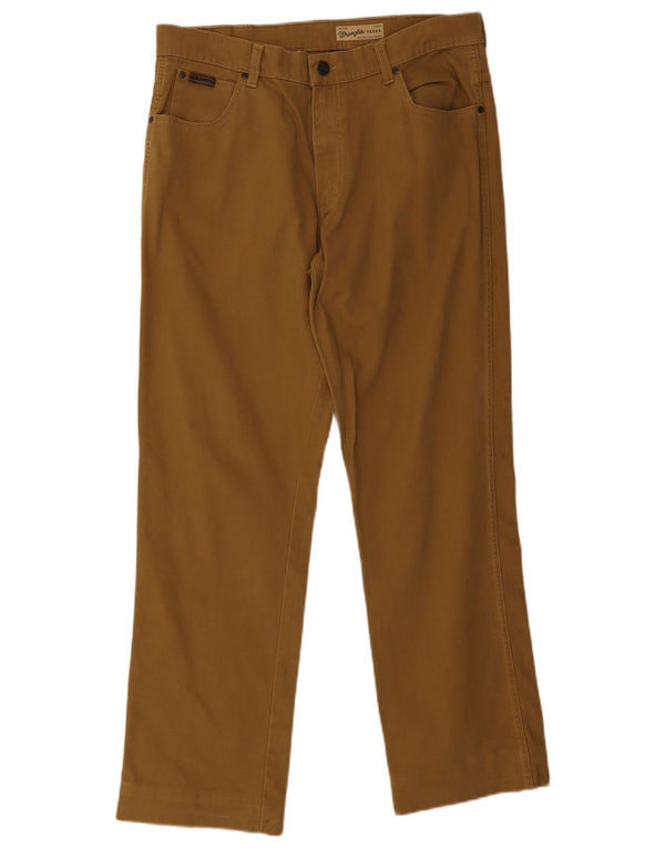 Pantaloni casual drepti pentru bărbați Wrangler Texas W34 L30 maro