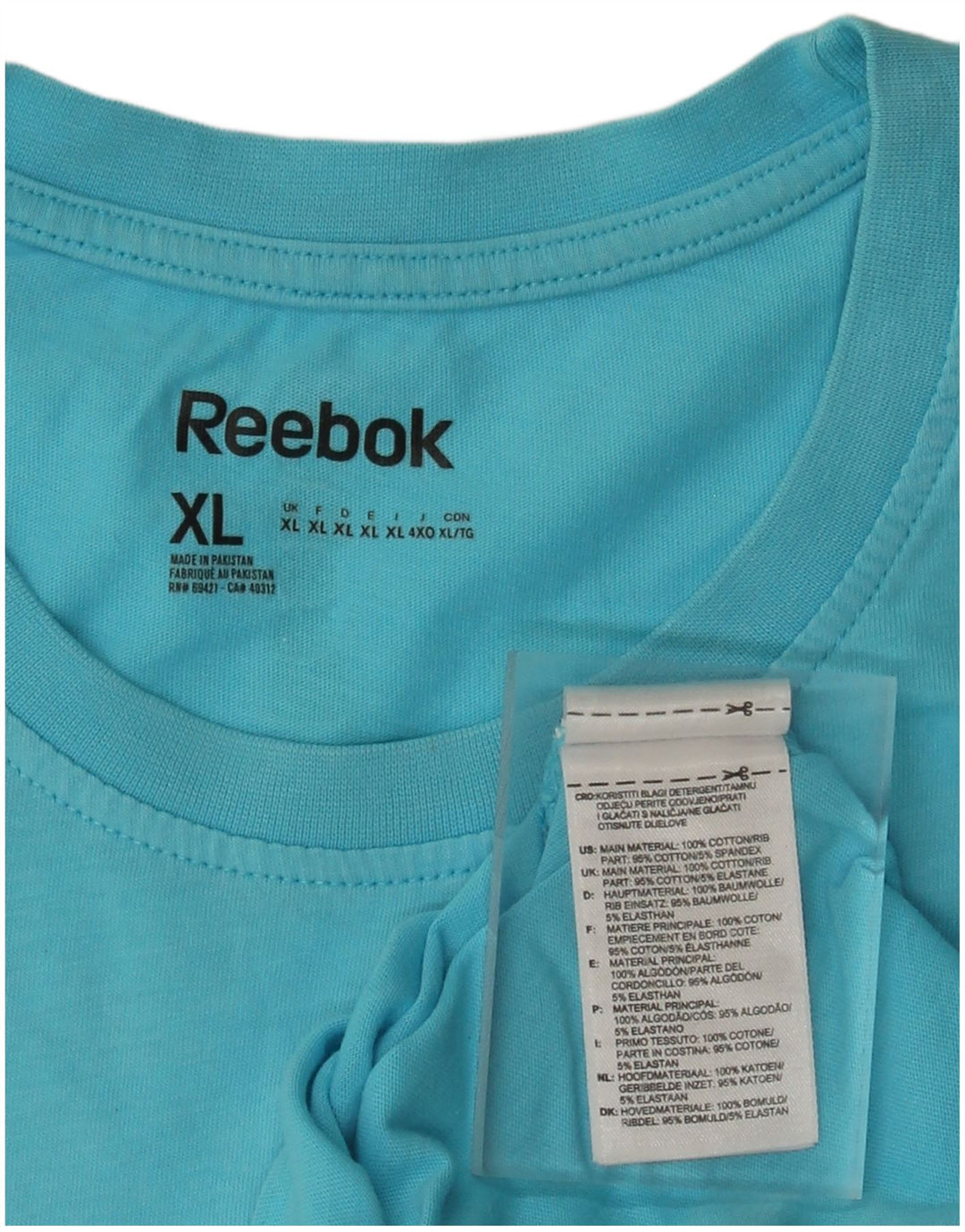Tricou grafic REEBOK pentru bărbați Top XL Albastru