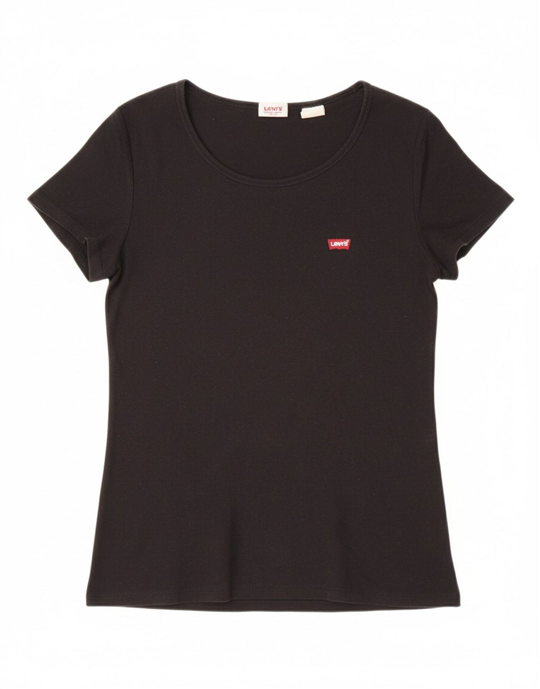 LEVI'S Womens T-Shirt Top UK 12 Medium Black