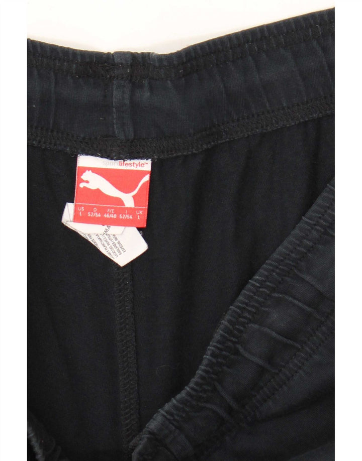 Pantaloni scurți sport grafic Puma pentru bărbați, mari, albastru, poliester