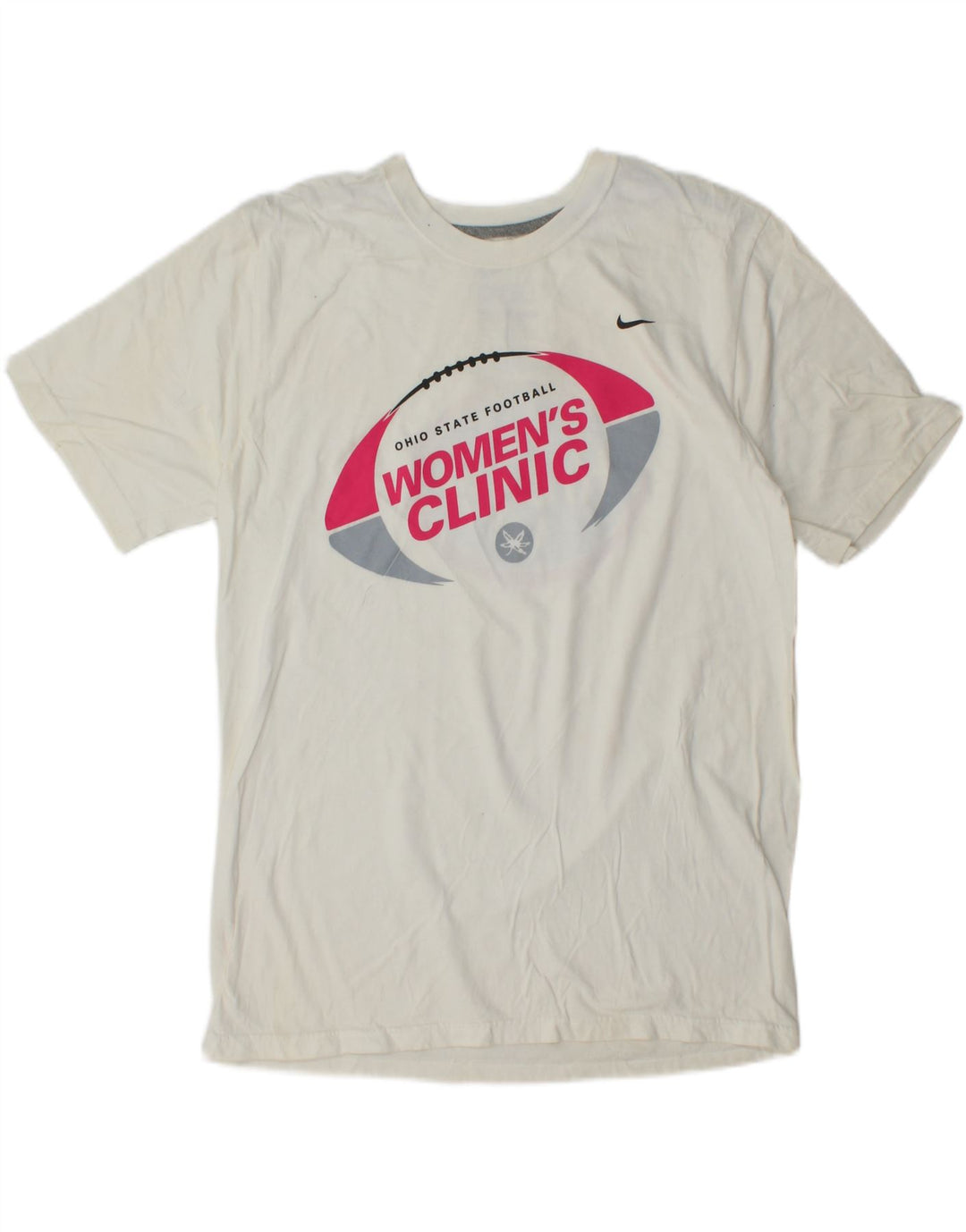 Tricou grafic pentru femei NIKE Top UK 14 Medium White Bumbac