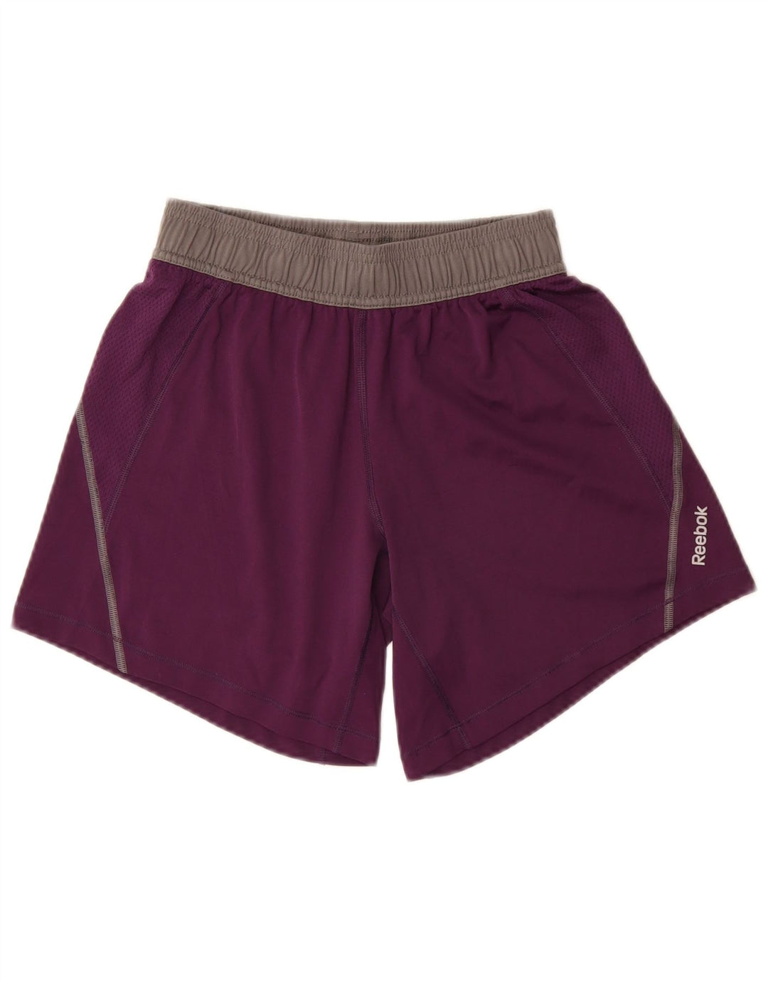 Pantaloni scurți sport REEBOK pentru băieți 7-8 ani XS violet poliester color bloc