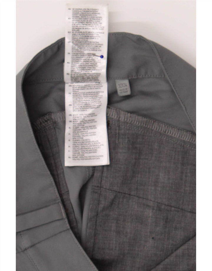 Pantaloni chino slim pentru femei Adidas W30 L34 poliester gri