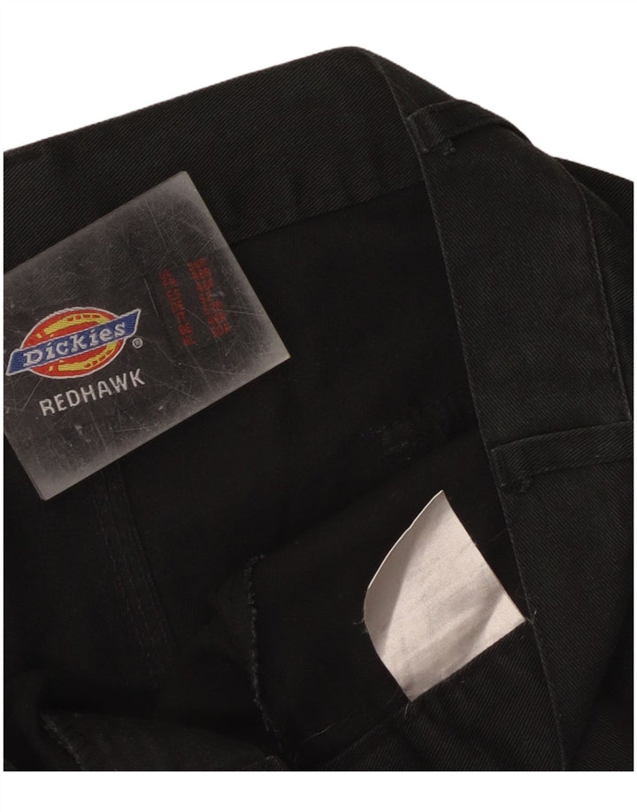 Pantaloni cargo drepti pentru bărbați Dickies Redhawk W36 L30 poliester negru