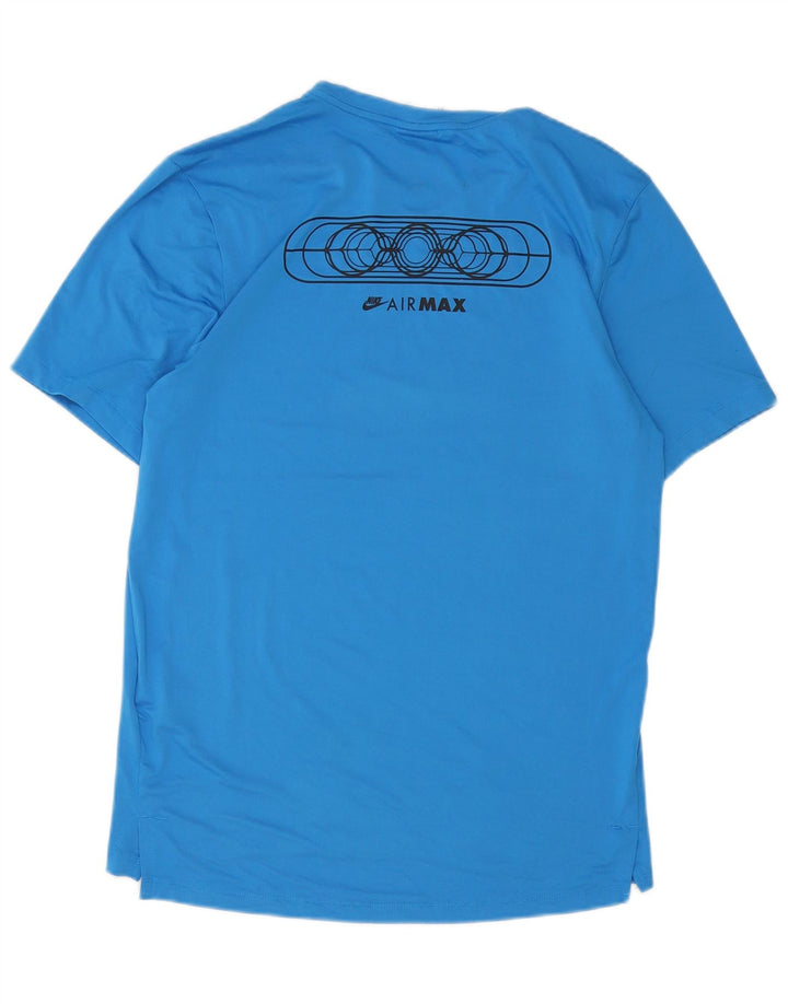 Tricou grafic Nike pentru bărbați Top mic, albastru, poliester