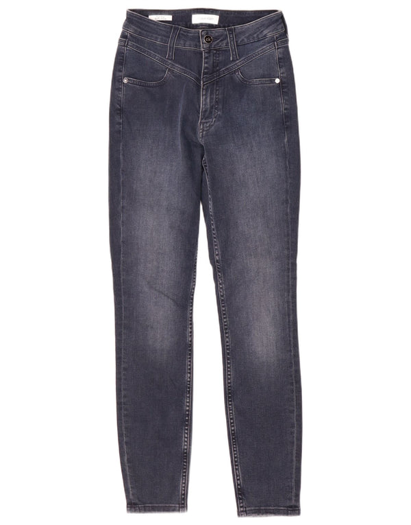 Blugi skinny Calvin Klein pentru femei cu talie înaltă L25 L28 bumbac bleumarin