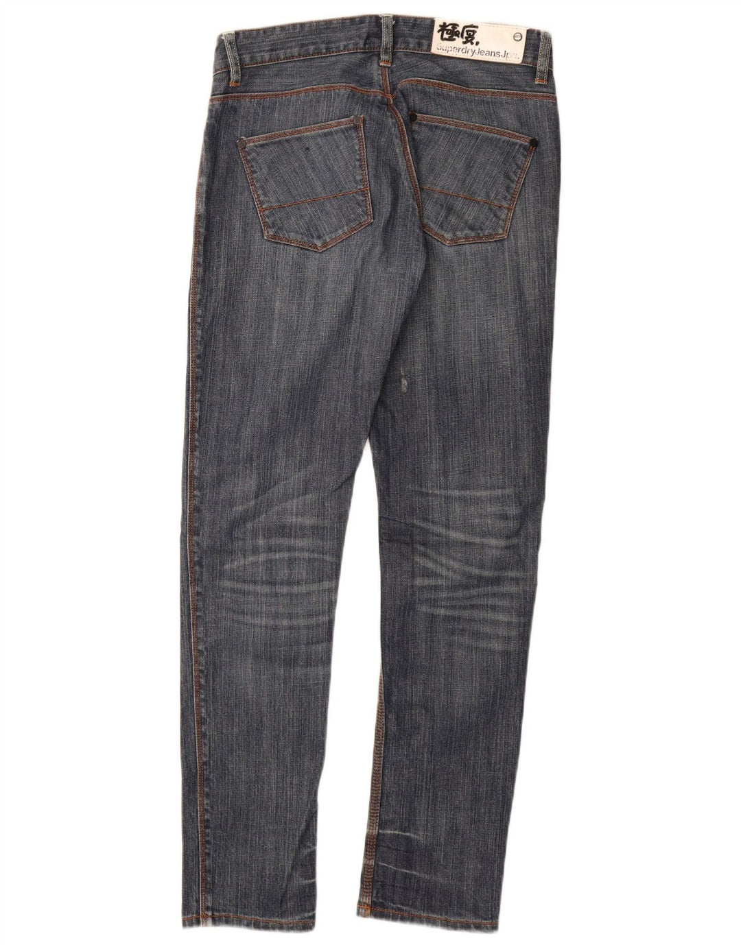 Blugi slim pentru femei Superdry W28 L30 bumbac albastru