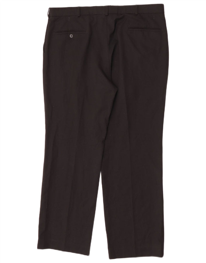 Pantaloni de costum pentru bărbați Farah L38 L30 Poliester negru