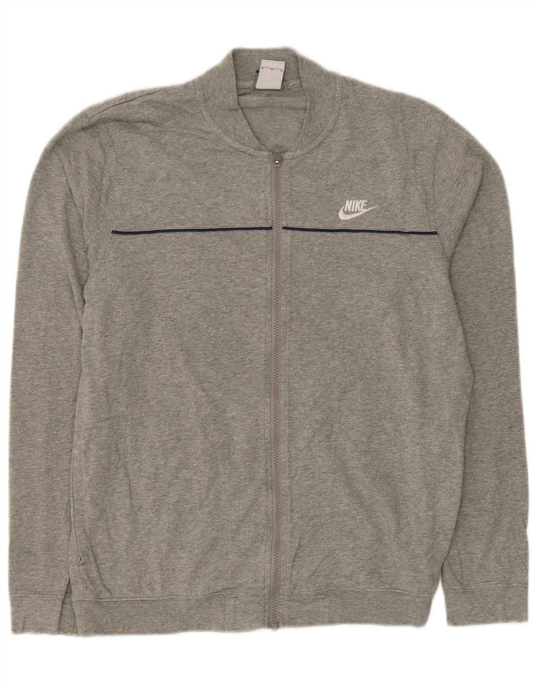 Jachetă de trening NIKE pentru bărbați, bumbac, gri mediu