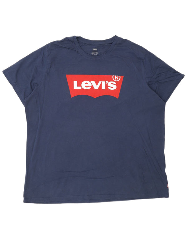 Tricou grafic pentru bărbați Levi's Top 2XL Bumbac bleumarin
