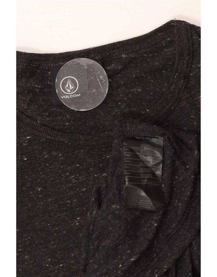 Tricou pentru bărbați Volcom Top mare din bumbac cu dungi negre