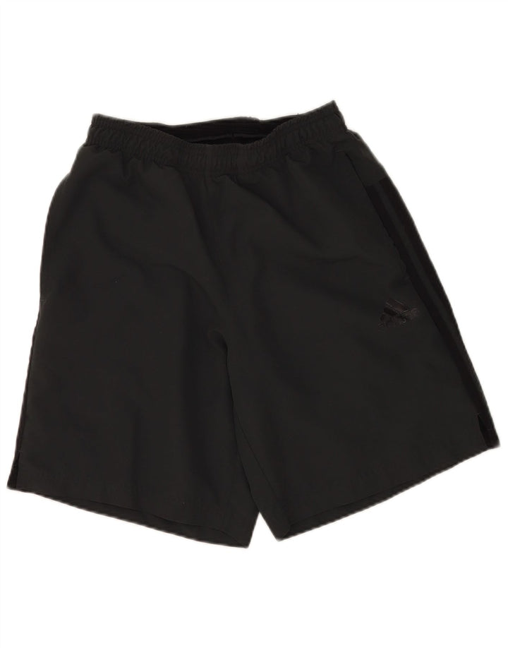 Pantaloni scurți sport pentru bărbați Adidas Climalite, gri poliester