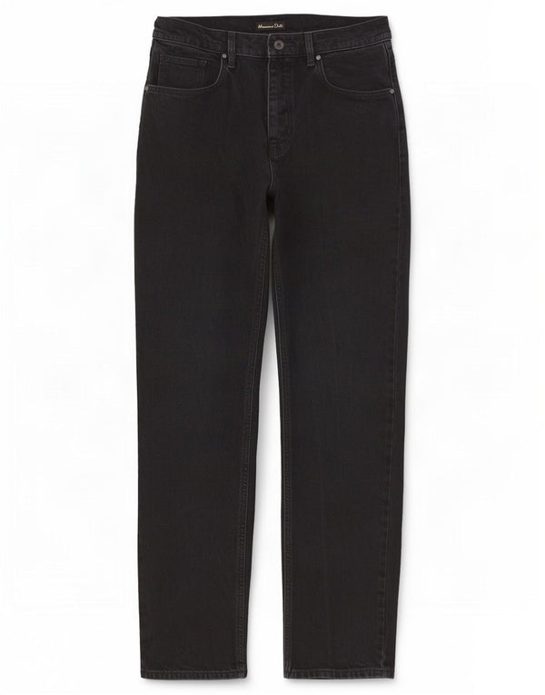 Blugi drepti Massimo Dutti pentru femei EU 36 XS W26 L28 bumbac negru