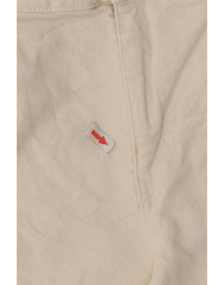 Blugi evazați pentru femei Zara EU 42 Large W32 L31 Bej Bumbac