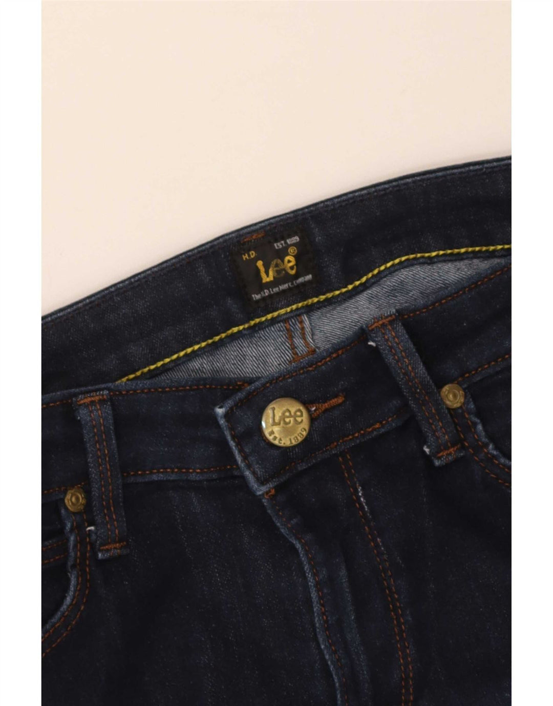 Blugi skinny pentru femei Lee W30 L30 bleumarin