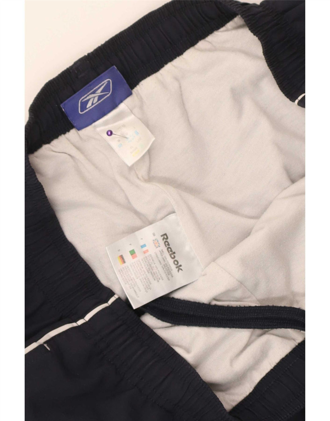 Bermude sport Reebok pentru bărbați, poliester mediu albastru