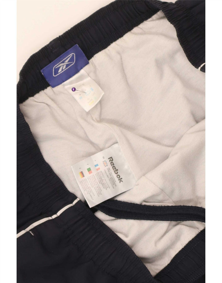 Bermude sport Reebok pentru bărbați, poliester mediu albastru