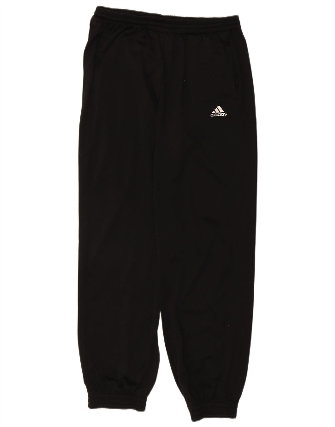 Pantaloni de trening Adidas pentru bărbați Joggeri poliester mediu negru