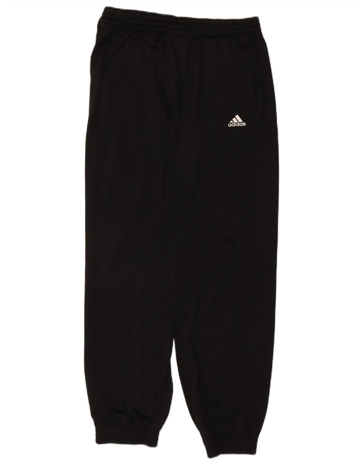 Pantaloni de trening Adidas pentru bărbați Joggeri poliester mediu negru