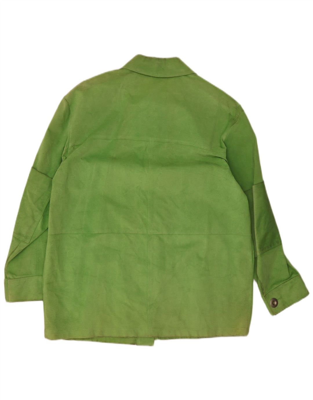 Geaca de piele intoarsa pentru femei Gai Mattiolo UK 16 Large Green