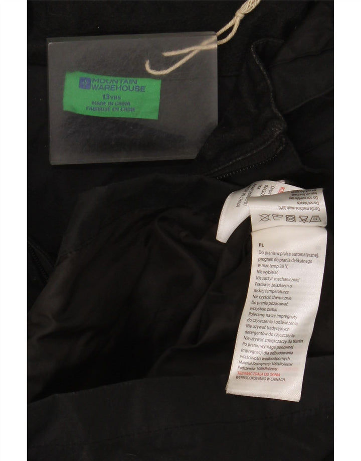 Jachetă Windbreaker cu glugă pentru băieți Mountain Warehouse 12-13 ani, neagră
