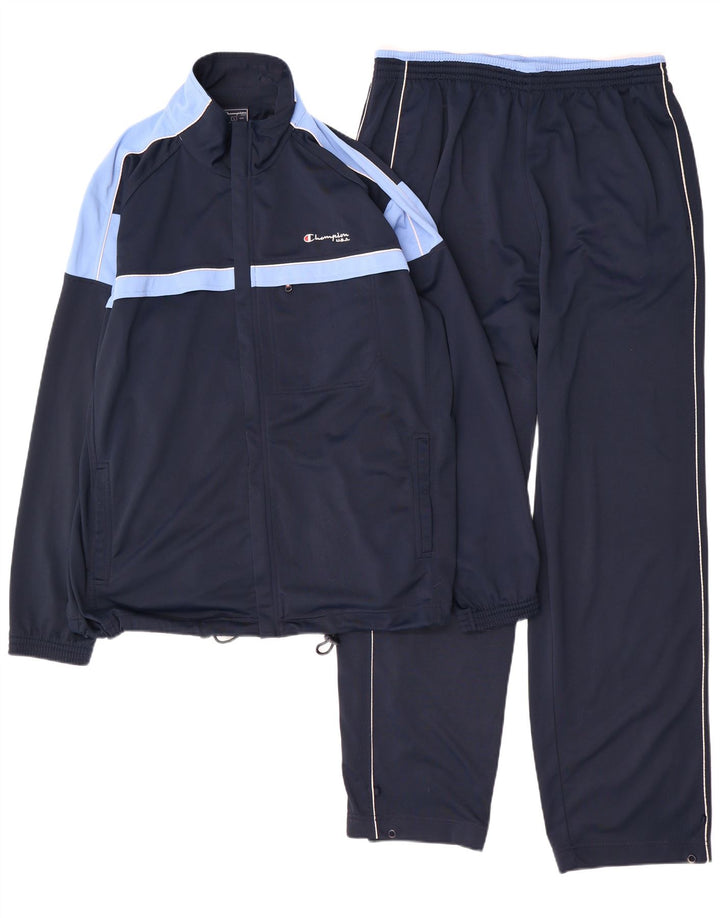 Trening complet pentru bărbați Champion, mare, bleumarin, color block