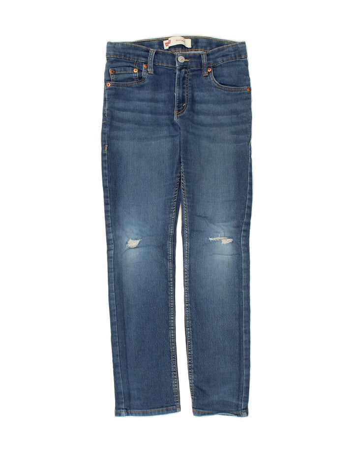 LEVI'S Boys 511 Slim Jeans 11-12 Years W26 L27 Blue Vintage Levi's and Second-Hand Levi's from Messina Hembry 