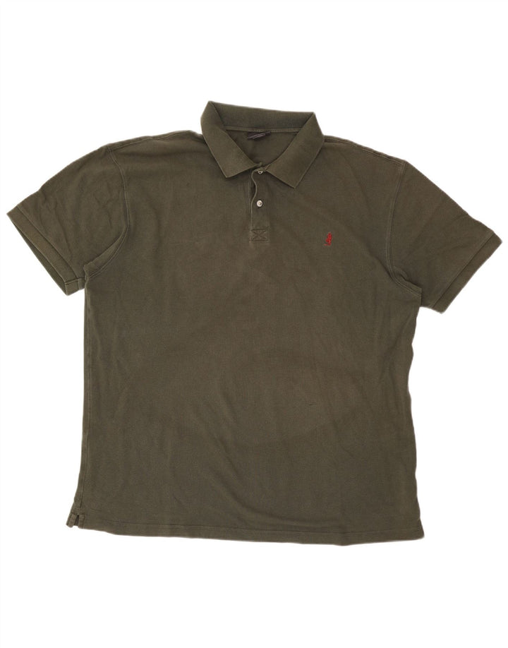 Tricou polo pentru bărbați Marlboro Classics 4XL verde