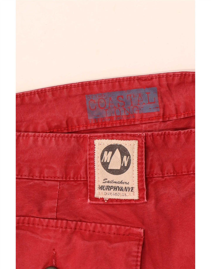 Pantaloni scurți chino pentru bărbați Murphy & Nye W38 XL roșu