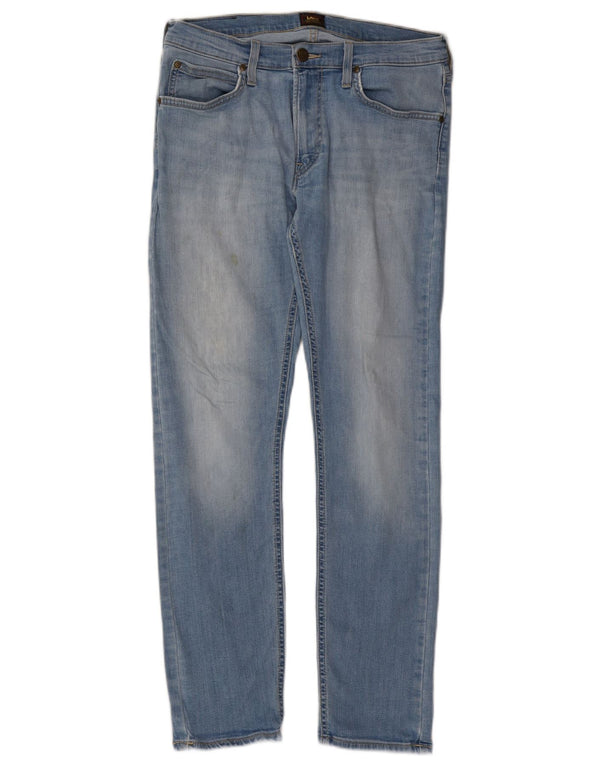 Blugi Lee Luke Slim pentru femei W31 L32 Bumbac albastru