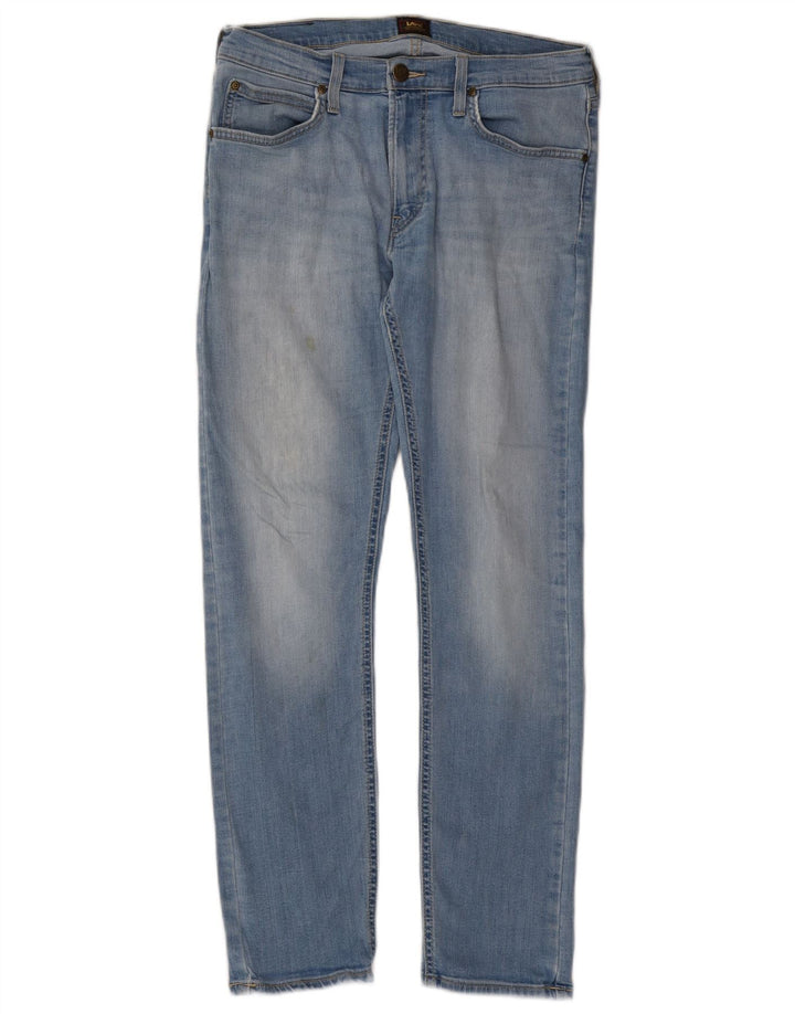 Blugi Lee Luke Slim pentru femei W31 L32 Bumbac albastru