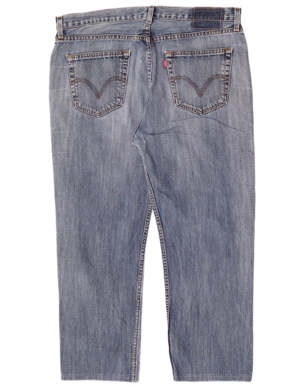 Blugi drepti tăiați pentru bărbați Levi's W38 L26 Bumbac albastru