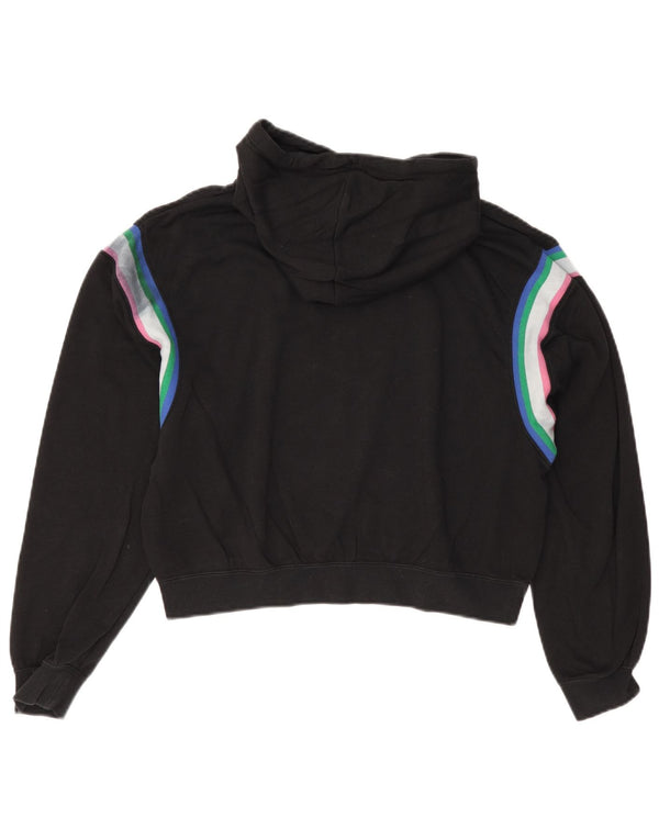 Jumper Nike Crop Oversized Hoodie pentru femei UK 10 Small Black Colorblock