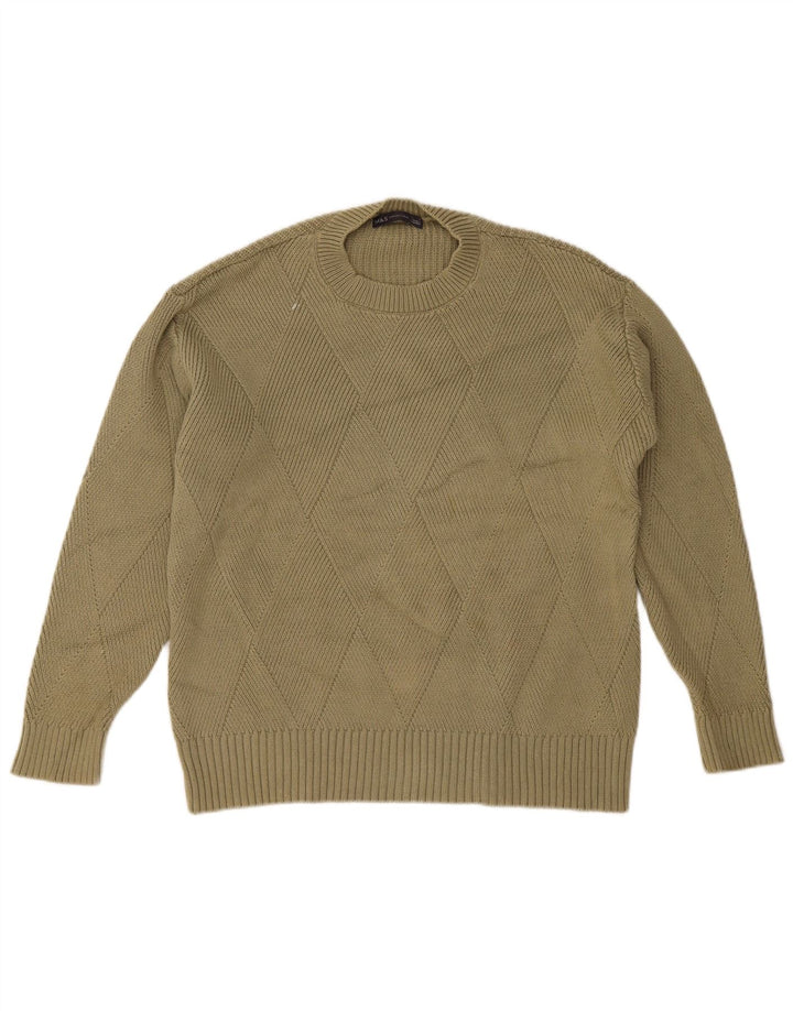 Pulover pentru femei Marks & Spencer cu decolteu triplu UK 14 Medium Khaki