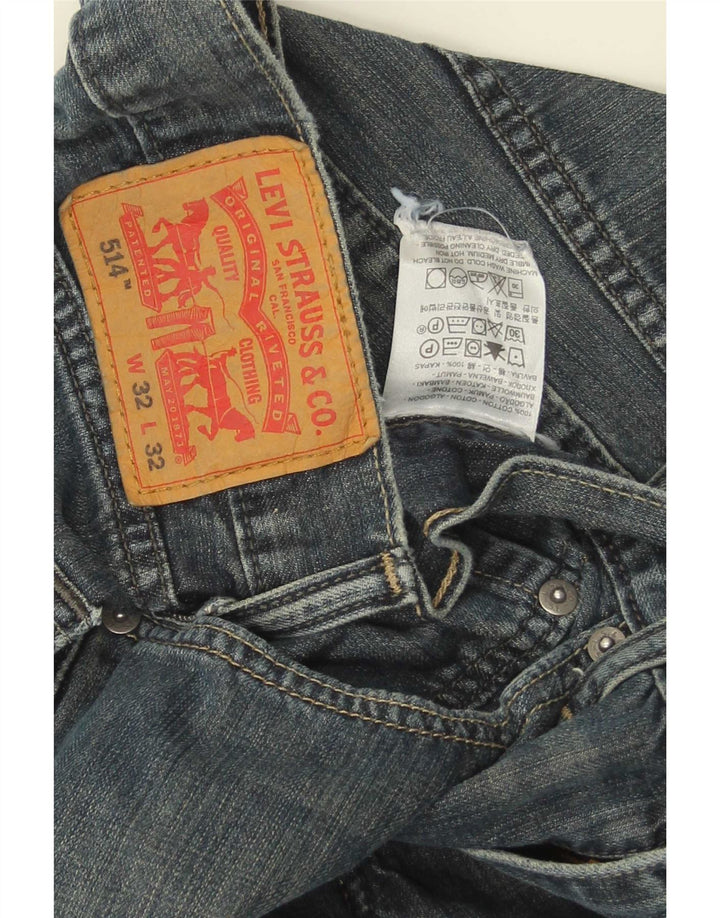 Blugi drepti pentru bărbați Levi's 514 W32 L32 Bumbac albastru