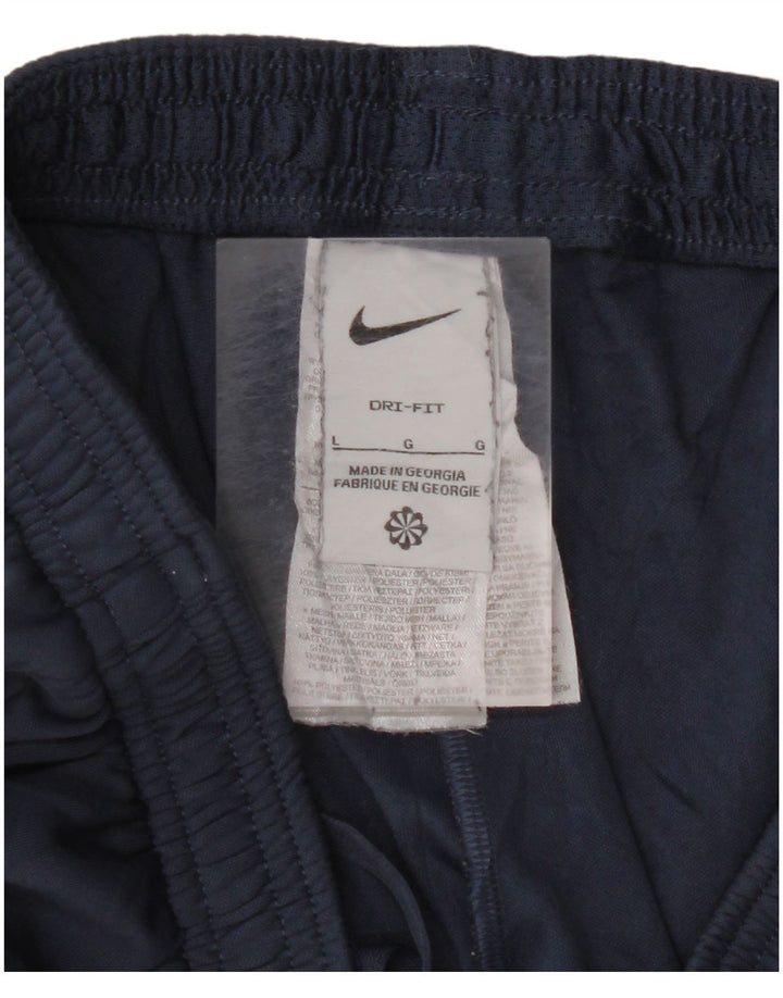 Pantaloni de trening NIKE Dri Fit pentru bărbați, mari, bleumarin, color block
